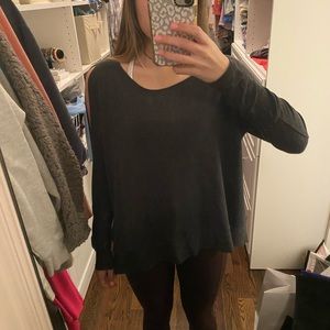 new with tags dark grey Fab’rik sweater!